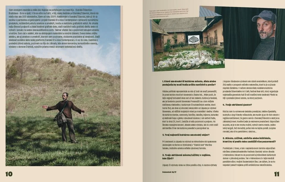 Dvojstrana knihy — reportáž z Banskej Štiavnice