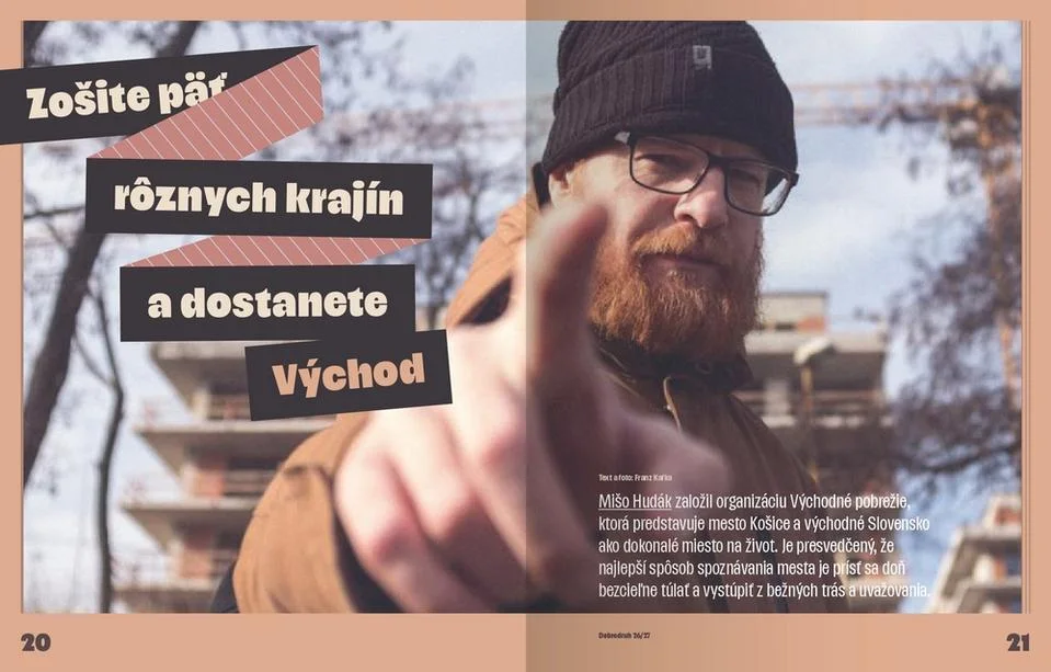 Dvojstrana knihy — Zošite päť rôznych krajín a dostanete Východ